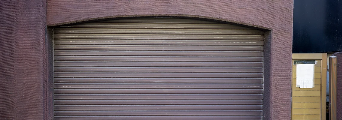 Fallen Garage Door Worn Rollers Replacement in North Miami